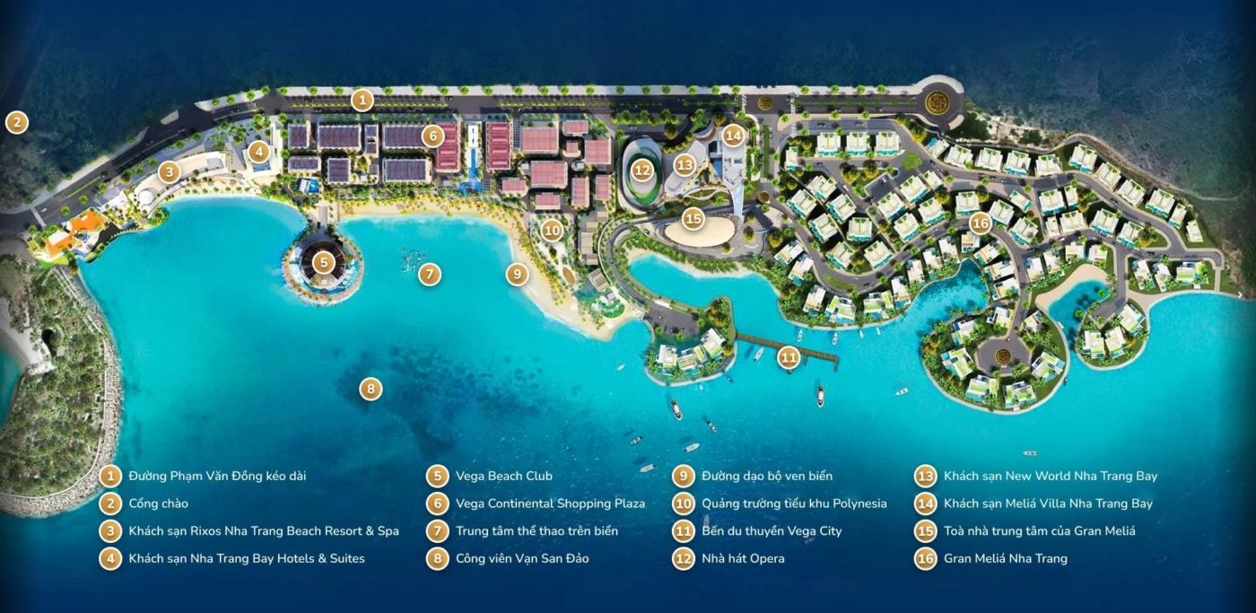 Tiện ích Gran Meliá Nha Trang